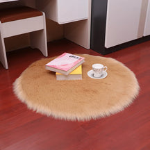 Round Plush Floor Mat