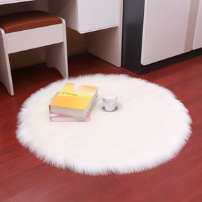 Round Plush Floor Mat