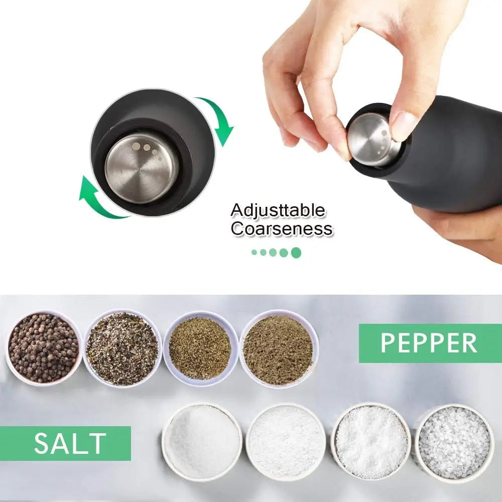 Electric Salt and Pepper Grinder Battery Automatic Kitchen Gadgets