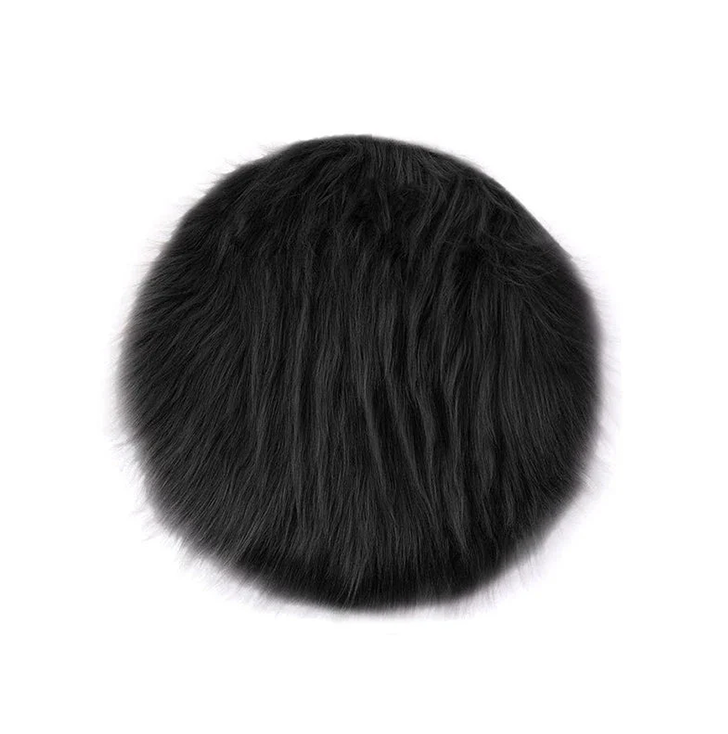 Round Plush Floor Mat